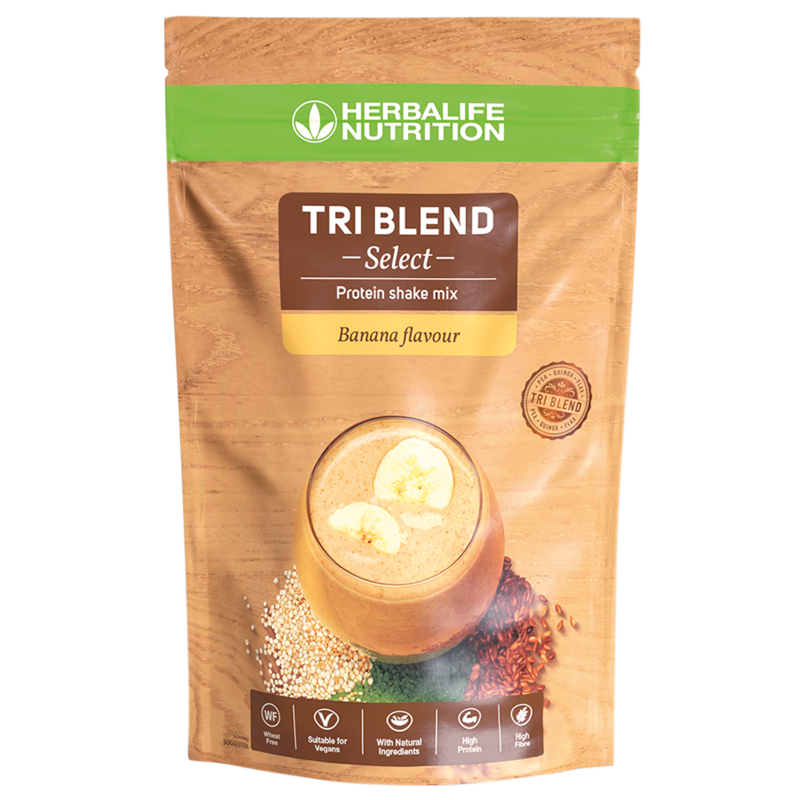 Herbalife Tri Blend Select Protein Shake Mix Banana